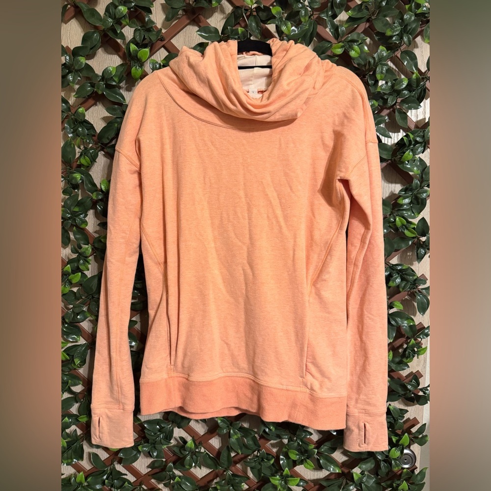 Lululemon Stress Less Hoodie Heathered
Coral Sweatshirt